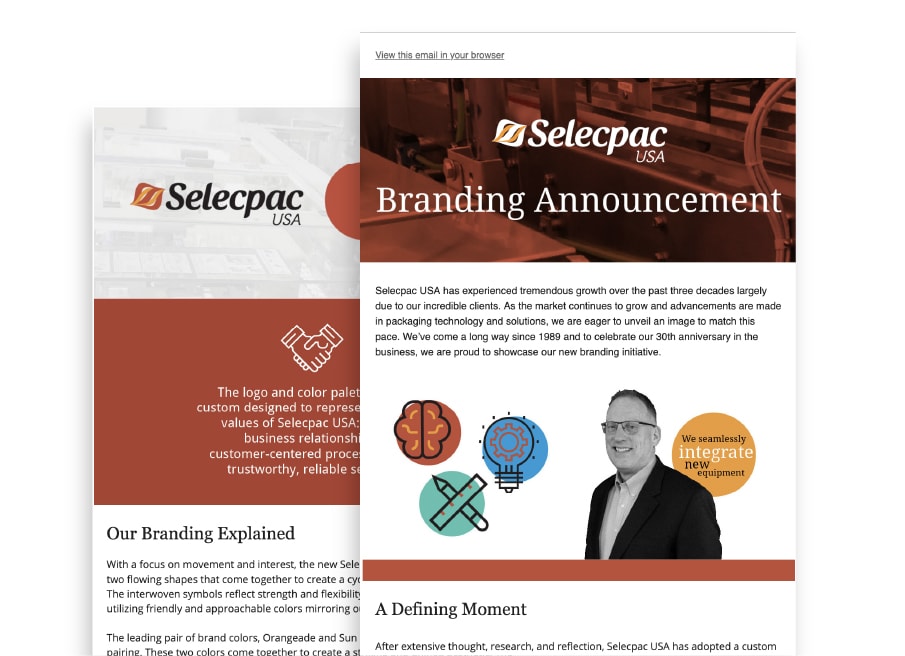 Branding Selecpac Emails
